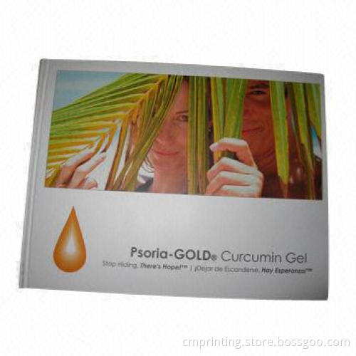 Hardcover book printing, full-color, 128gsm art paper, casebound